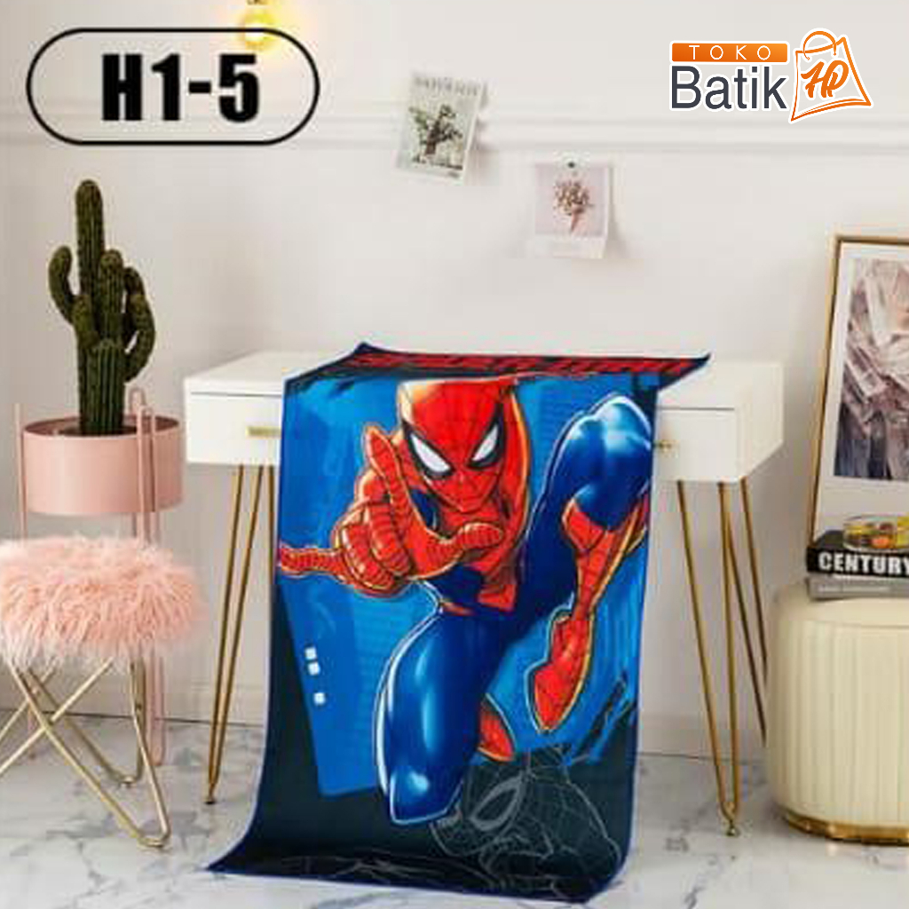 [PROMO] HANDUK MICROFIBER KARAKTER PRINTING / HANDUK MANDI 70CM X 140CM - MOTIF RANDOM