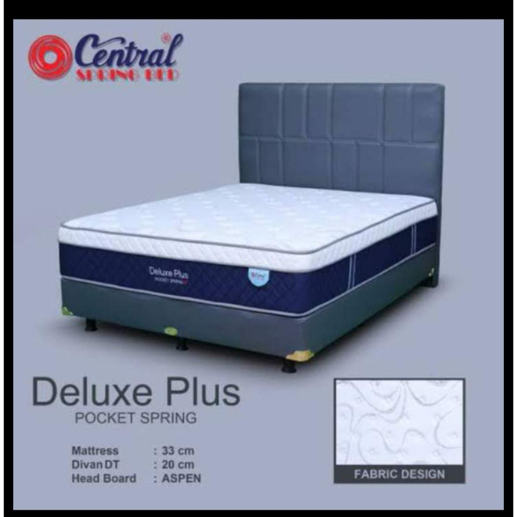 Kasur Springbed Central Deluxe Plus Pocket Springs 180 x 200