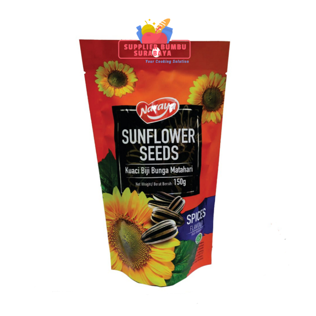 Naraya Kuaci Sunflower Seeds Spices / Rempah 150g