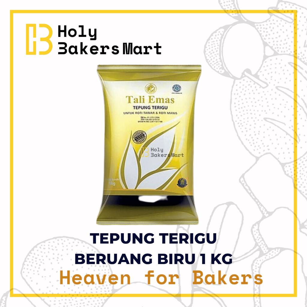 

TEPUNG TERIGU TALI EMAS 1KG / TALI EMAS / SRIBOGA / TEPUNG TERIGU / TEPUNG SERBAGUNA