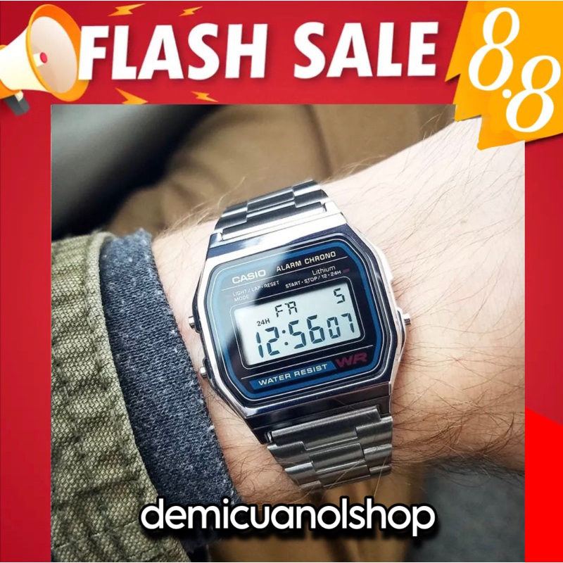TERBARU Jam Tangan Modis Cowok Cewek Digital Import Model Casio