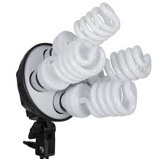 Lampu Bohlam 5500k bisa untuk softbox 4 socket