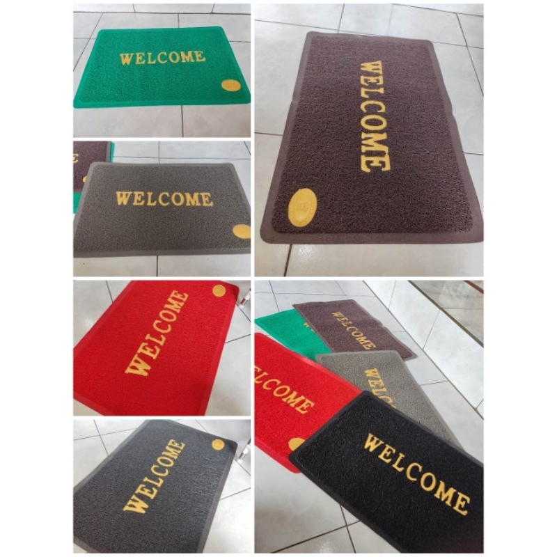 Keset welcome I lantai I keset kaki model bihun warna warni