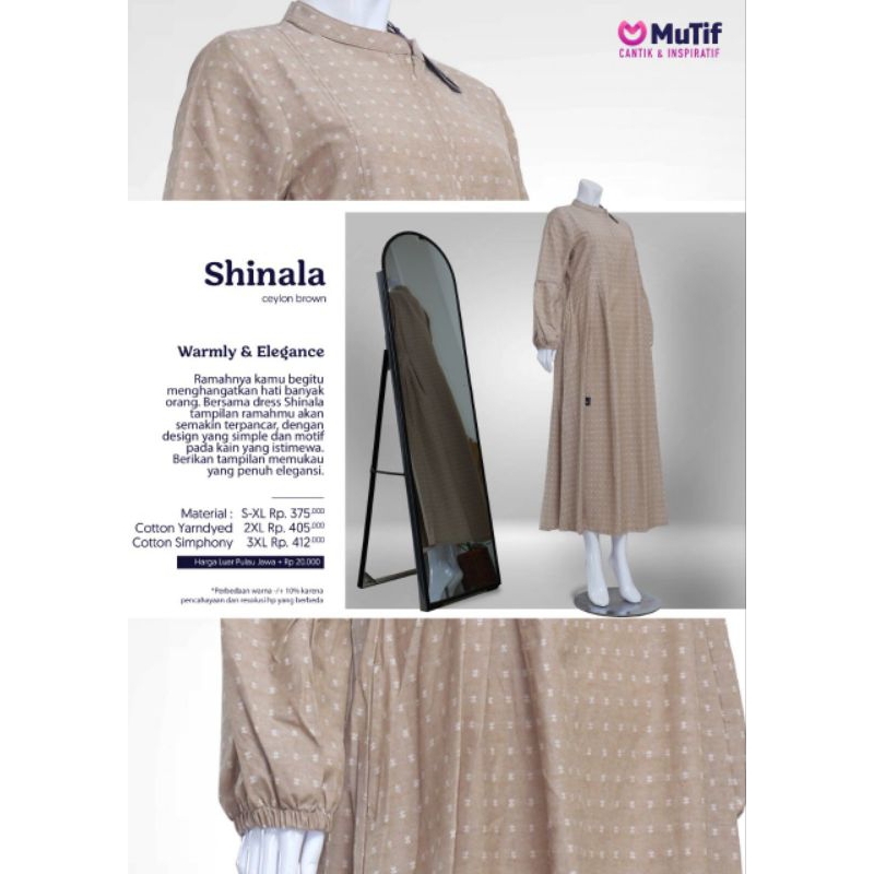 MUTIF Gamis Shinala Ceylon Brown