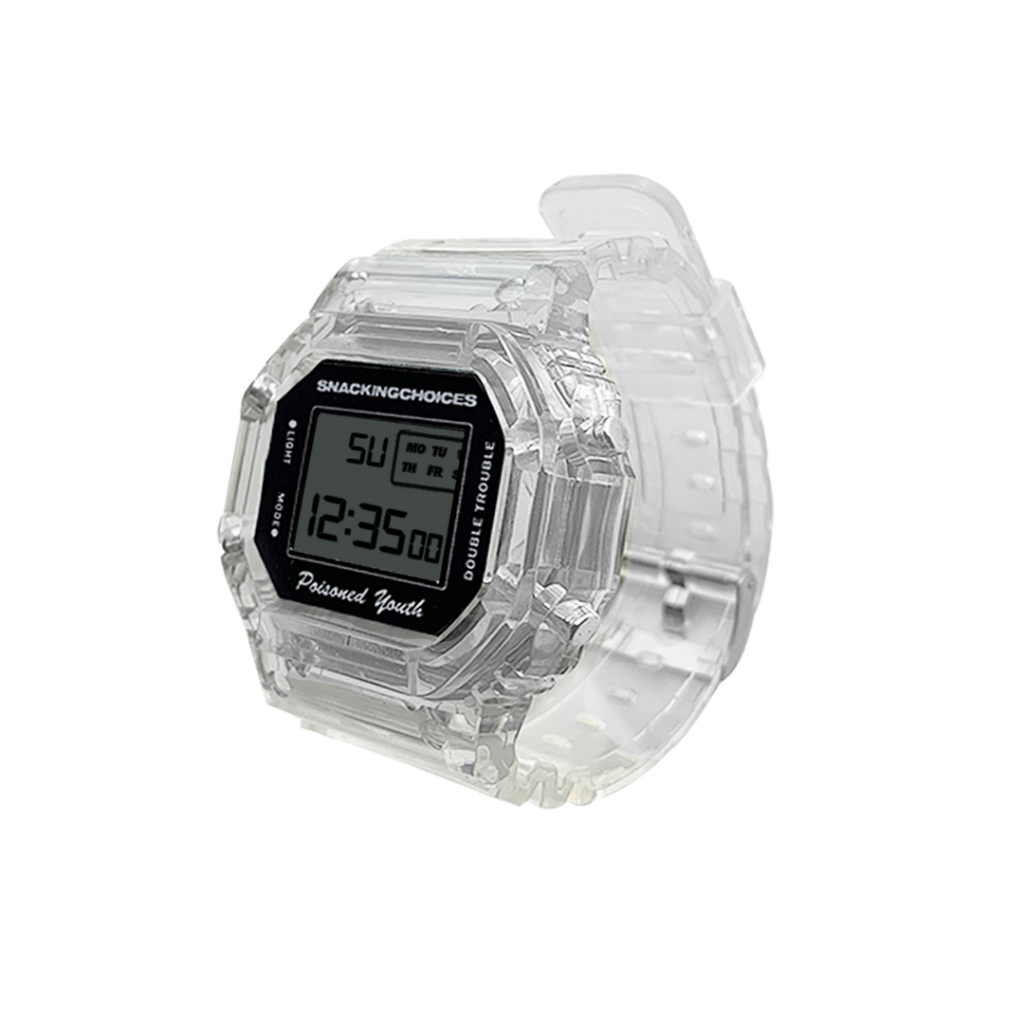 Watch | Jam Tangan Digital | Audy | Clear | Snackingchoices