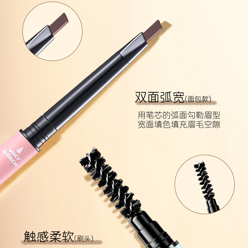 Eyebrow Pensil Alis Double Head Tipis Thin Core Eyebrow Tahan Lama Original Kecil Kecantikan Lameila 913