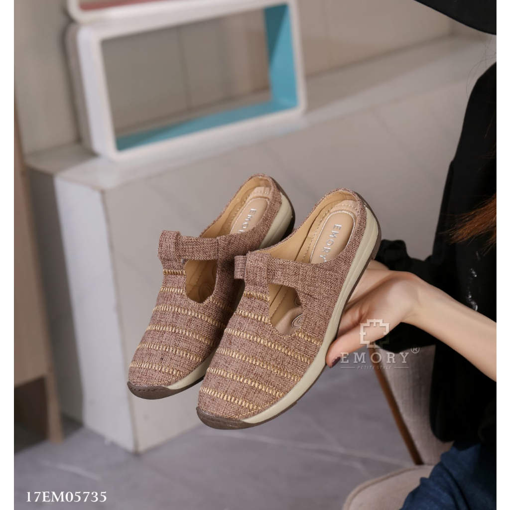 SEPATU EMORYSTYLE SLIP ON FLAT WANITA Karvyla 17EMO 5735   MB
