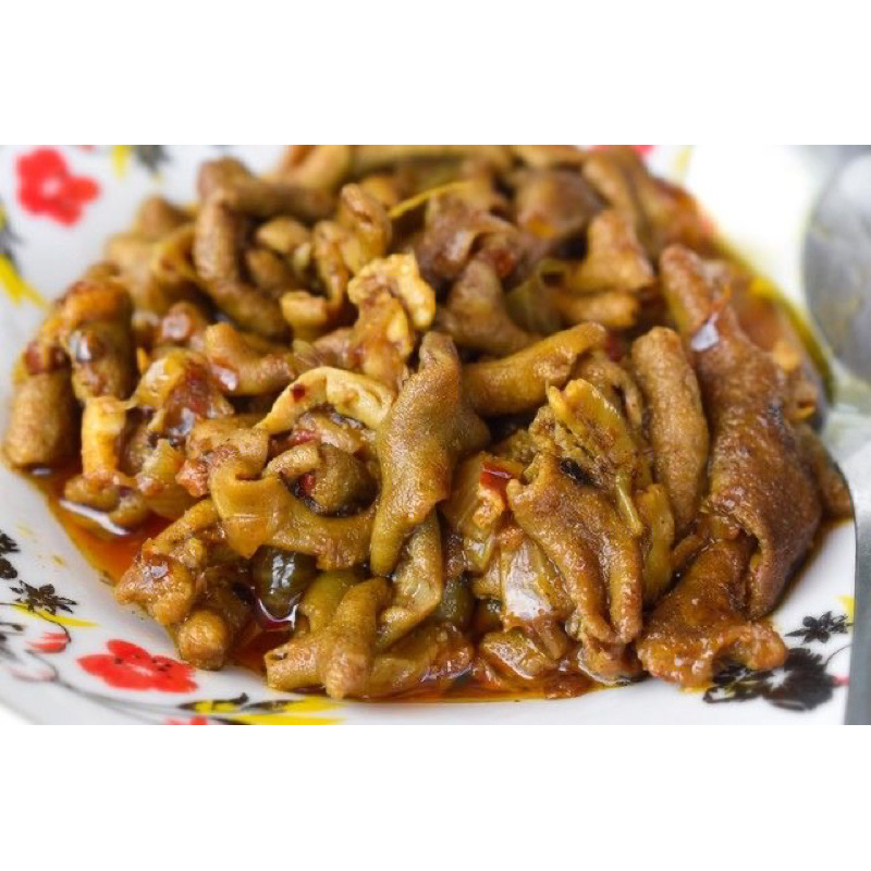 

Usus ayam ungkep bumbu kuning rempah gurih 250g