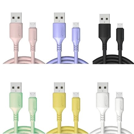 Kabel Data Macaron Color Micro USB Fast Charging | G-363 Cable Android 1M