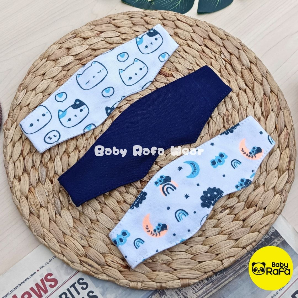 3 Pcs Kacamata Jemur Bayi Penutup dan Pelindung Mata Bayi Serian NAVY merk SNI Bolo - Bolo