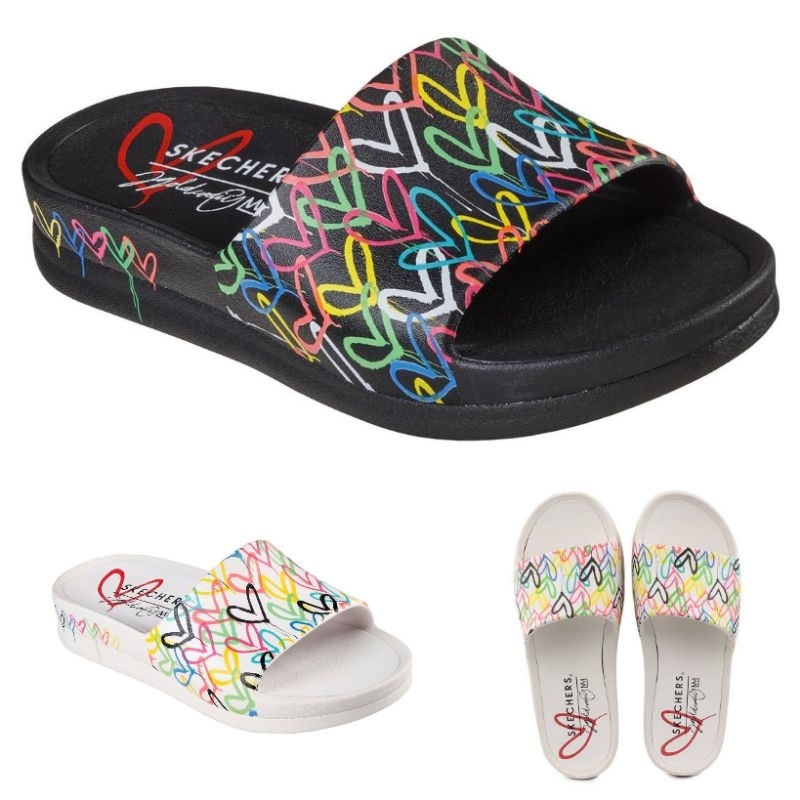 Skechers 111327 Cali Charm Trust Love Womens Slip On Sandal ORI COUNTER