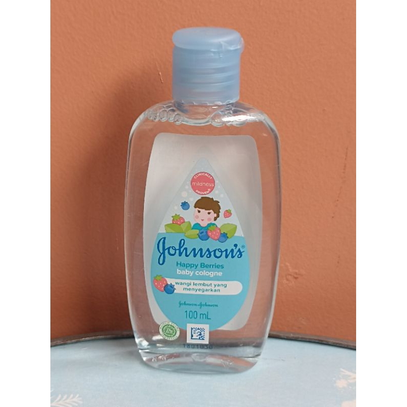 JOHNSON'S Happy Berries Baby Cologne 100 ml Biru