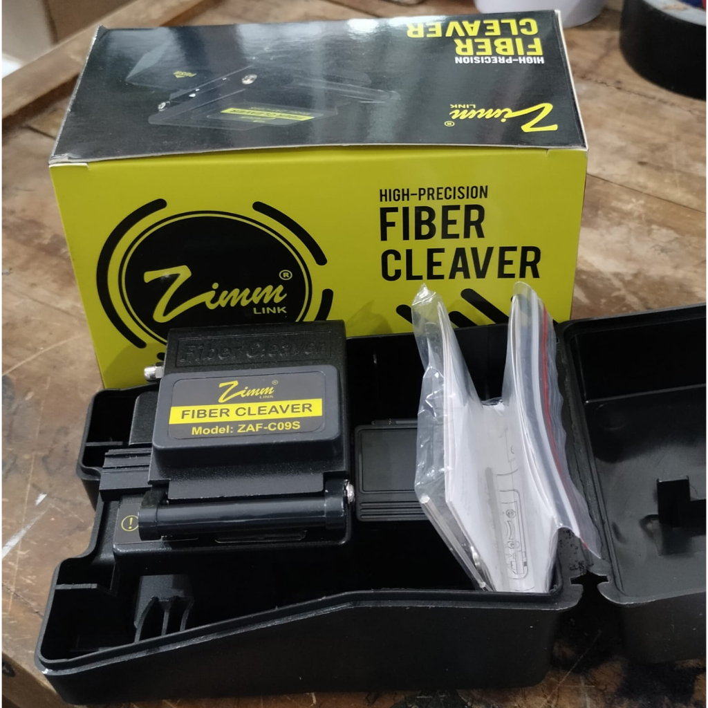 Fiber Cleaver ZimmLink High Precision ZAF-C09S Pemotong Fiber Optik