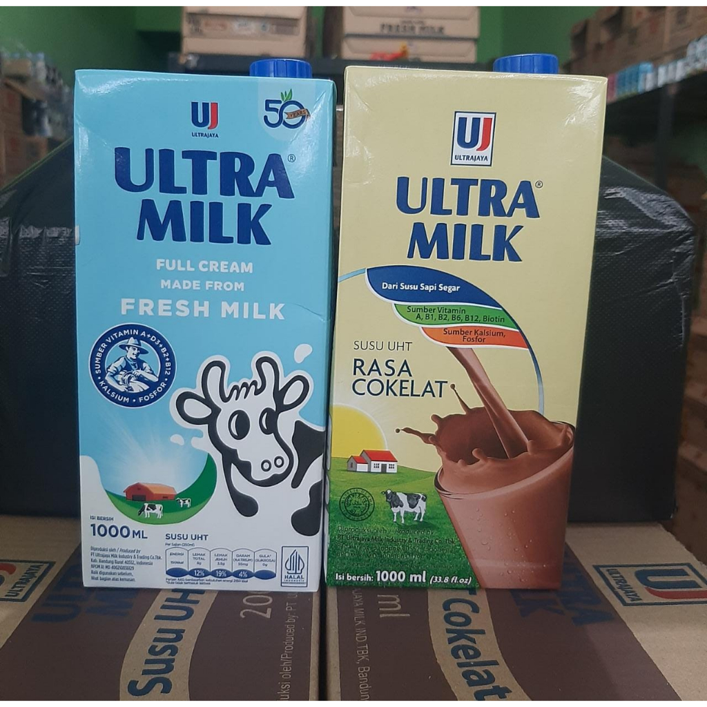 

Susu Ultra Milk UHT 1000 ml/ 1 Liter [SATUAN] [Kurir Reguler/Kargo]