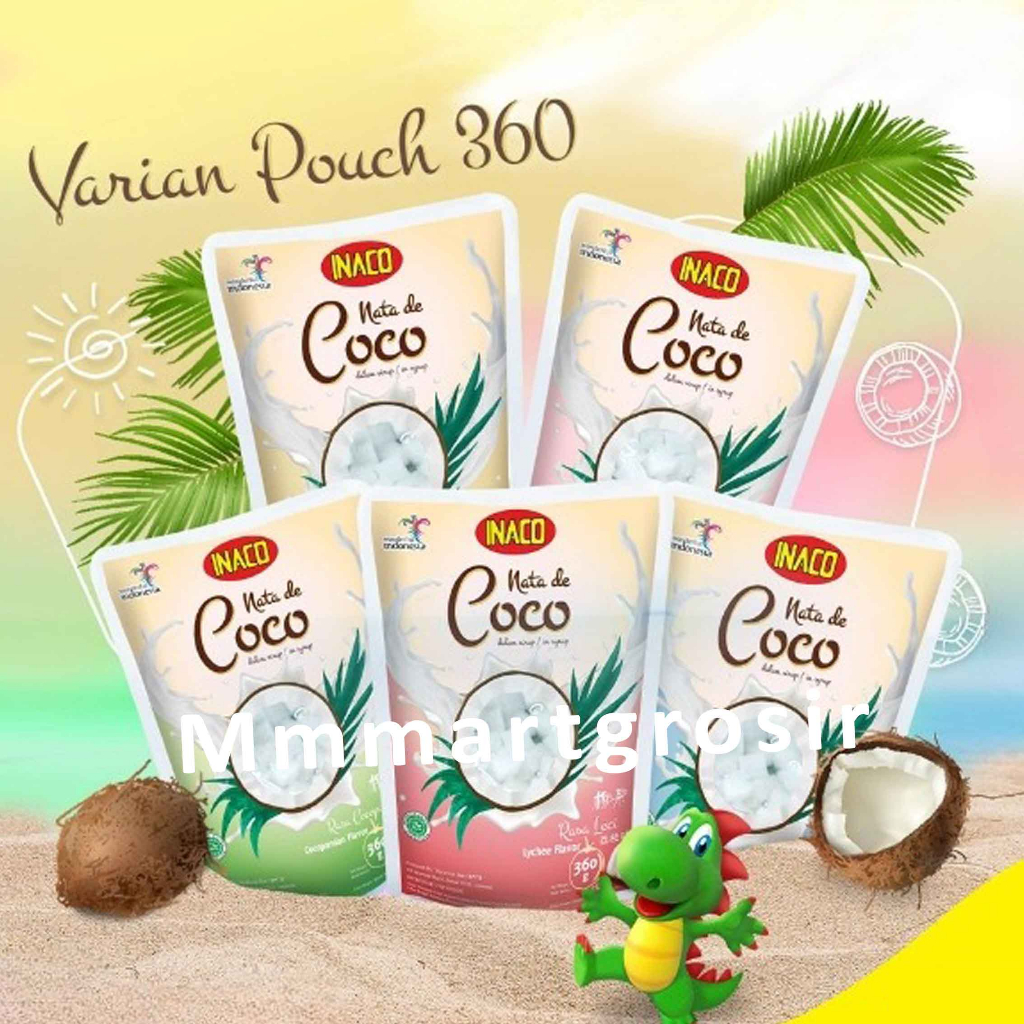 Inaco Nata De Coco / Minuman Coconut / Minuman Jelly Flavor / 360gr