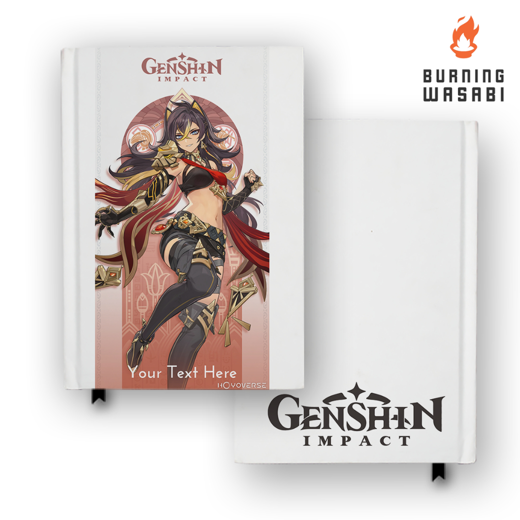 

Buku Catatan Notebook Genshin Impact Dehya Custom Nama Agenda Jurnal Diary Hardcover A5 A6