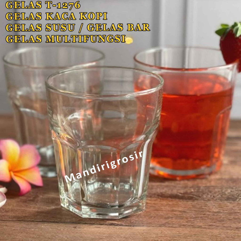 Gelas Coffee * Gelas Kaca * Gelas Minuman * Gelas T-1276