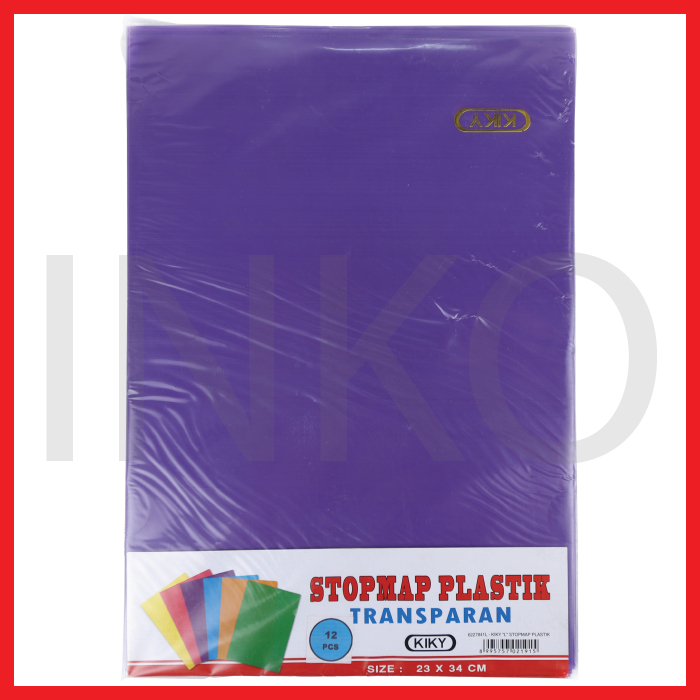 

KIKY STOPMAP PLASTIK L VIOLET 12PCS