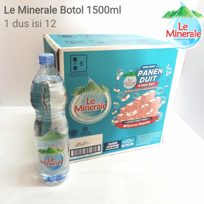 Le Minerale botol besar 1500ml khusus instan