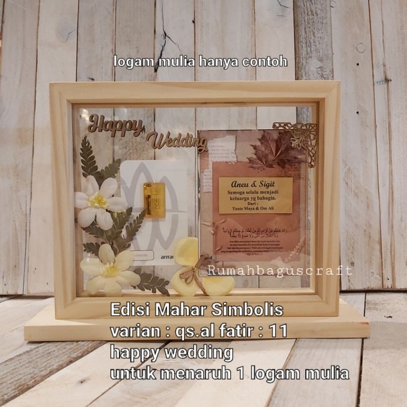 mahar simbolis pernikahan