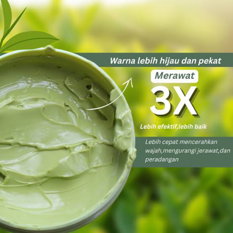 ✨Up your Look✨ FEALI greentea cooling clay mask mudmask claymask masker wajah jerawat komedo pori pori besar