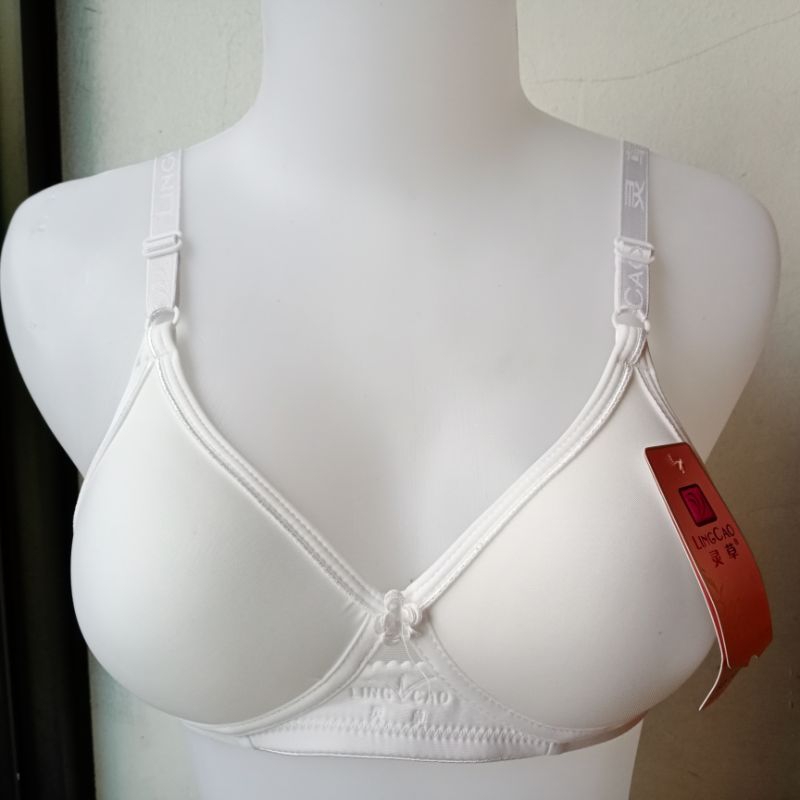 Bra BH Wanita LingCao Khusus Warna Putih Cup A dan B | BH LINGCAO PUTIH | BRA BH WARNA PUTIH