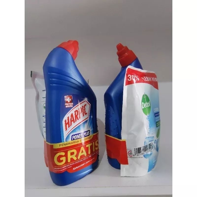 Harpic Pembersih Toilet FREE Sabun Cair dettol 200ml