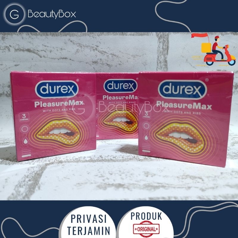 Kondom Durex Pleasure Max isi 3 desain berduri