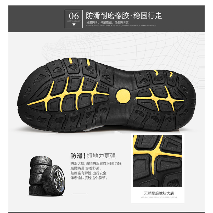 Sandal Pria Asli Kulit Sapi 100% Sendal cowok Gunung Outdoor Hiking Ringan Anti Slip Tahan Air Waterproff Original Import SK 03Terbaru Kekinian Sendal Kulit Sepatu Sendal Dewasa Closed Toe Like Sol Karet