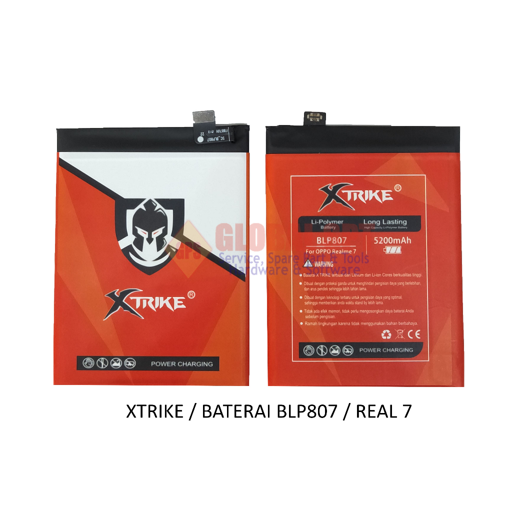 XTRIKE / BATERAI REALME BLP807 / BATRE REALME 7 / BATERE