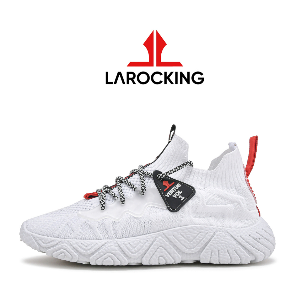 COD Promo Terbaru Larocking - Ventus Putih | Sepatu Sneakers Pria