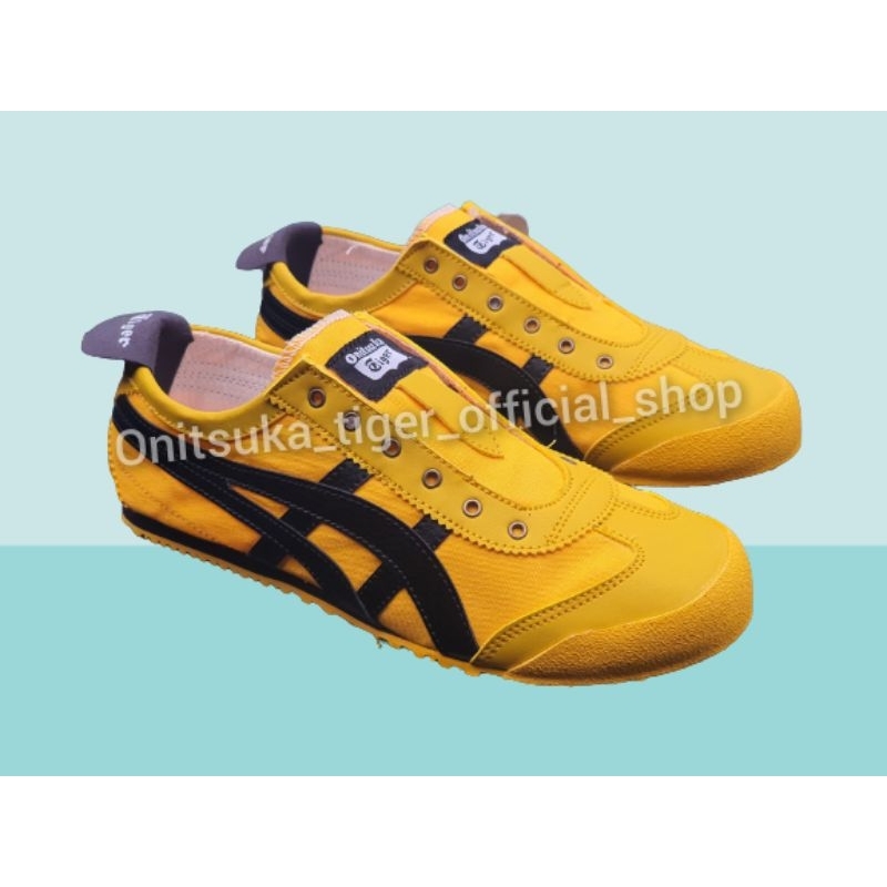 ONITSUKA TIGER SLIP ON KUNING HITAM