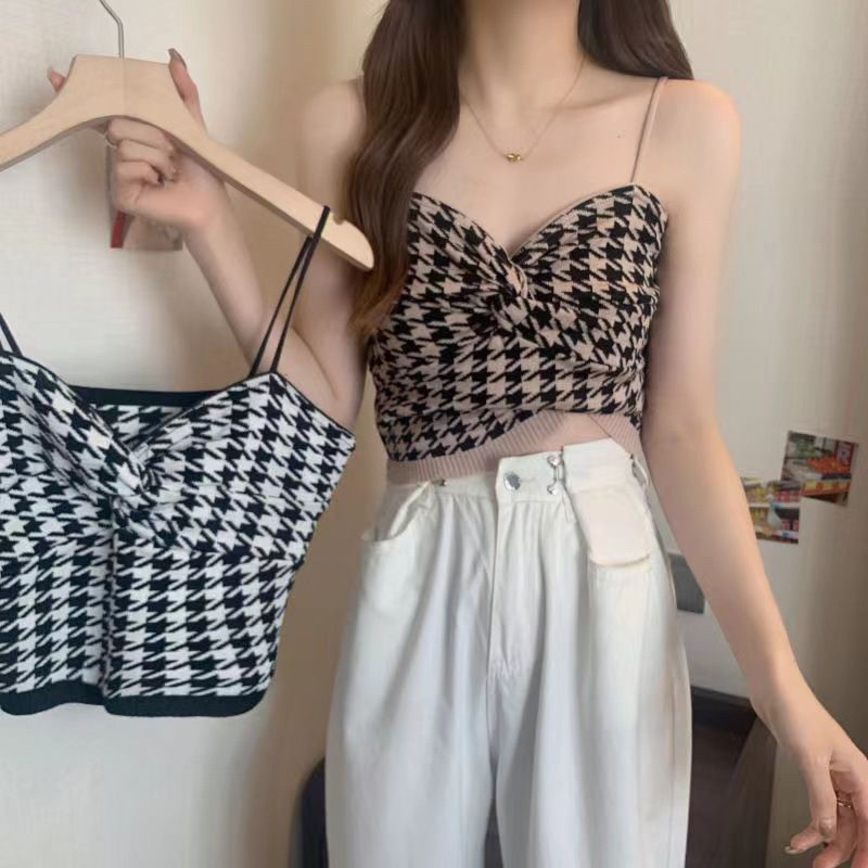Tanktop Rajut Wanita Import (T140) | Tank top Tali Korean Terbaru Lembut dan elastis
