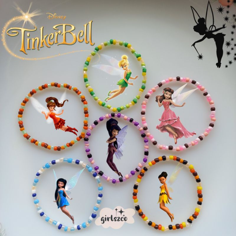 TINKERBELL BRACELET BEADS | Gelang tinkerbell