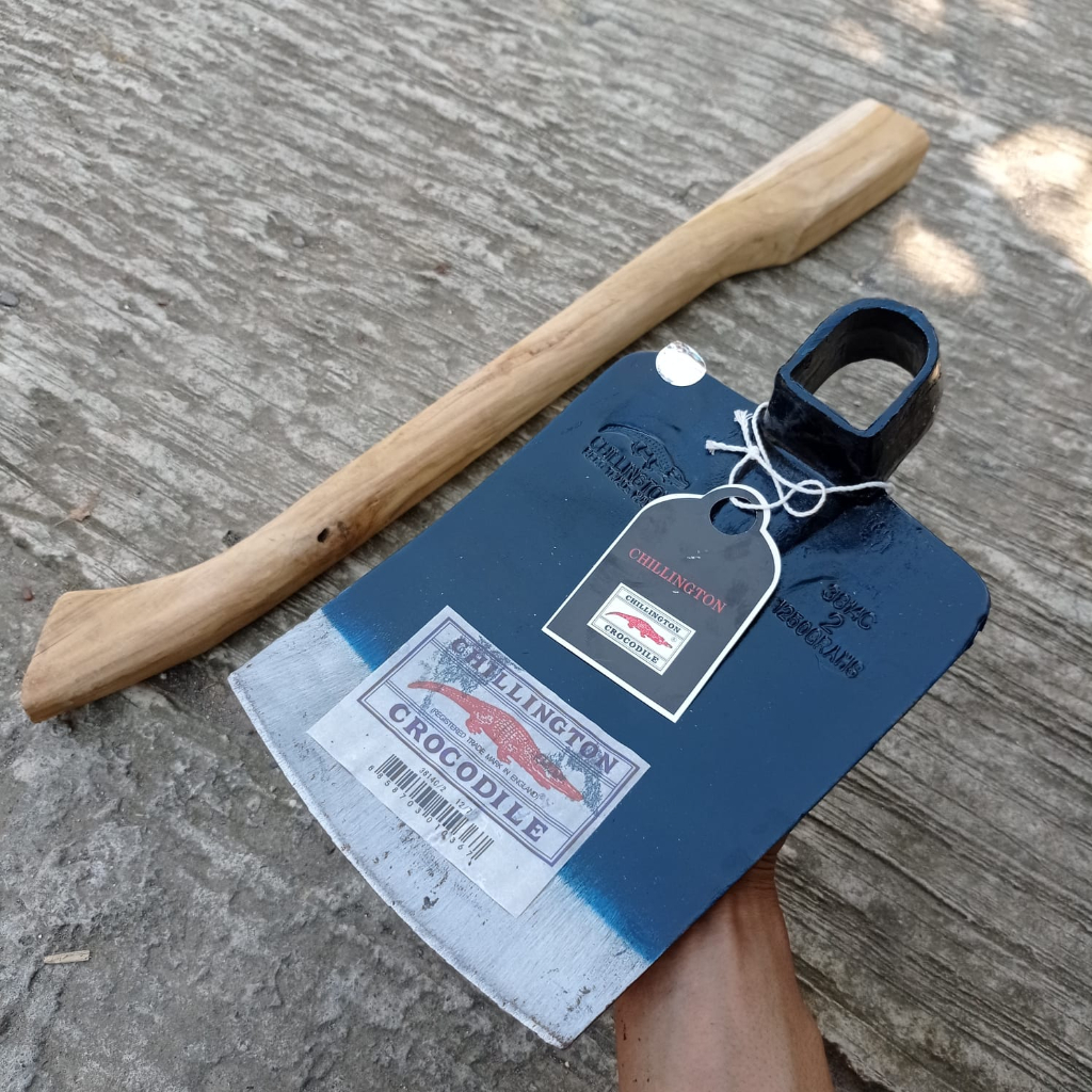 Diskon Cangkul Baja Crocodile Thailand Asli Plus Gagang - Pacul Cap Buaya Press No 1 Tebal Original 