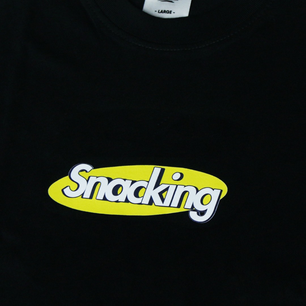 T-shirt | Oversize | Cooler | Black | Snackingchoices