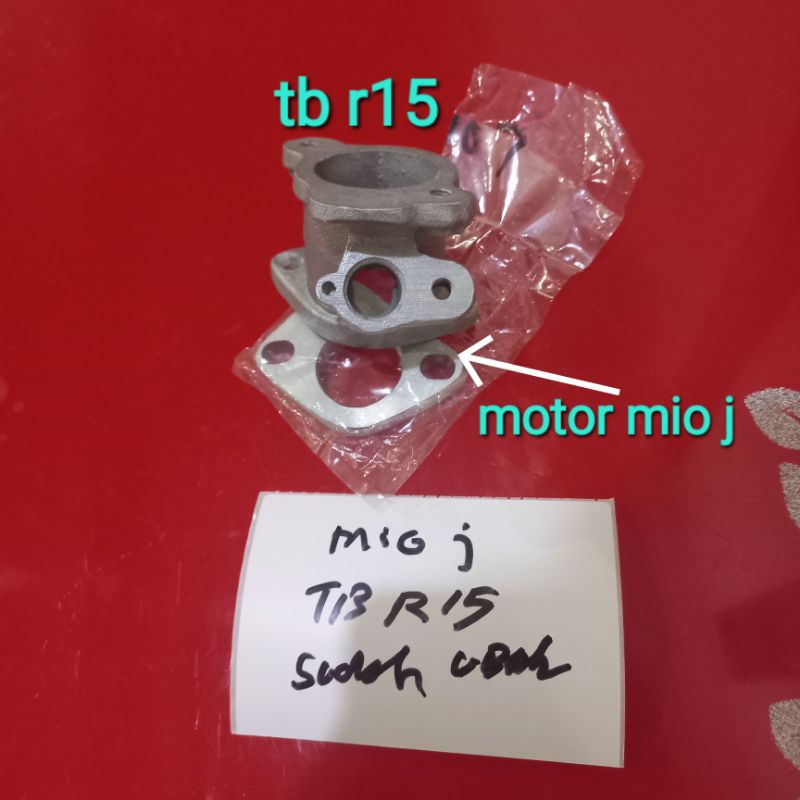 intake downdraft mio j pasang tb r15