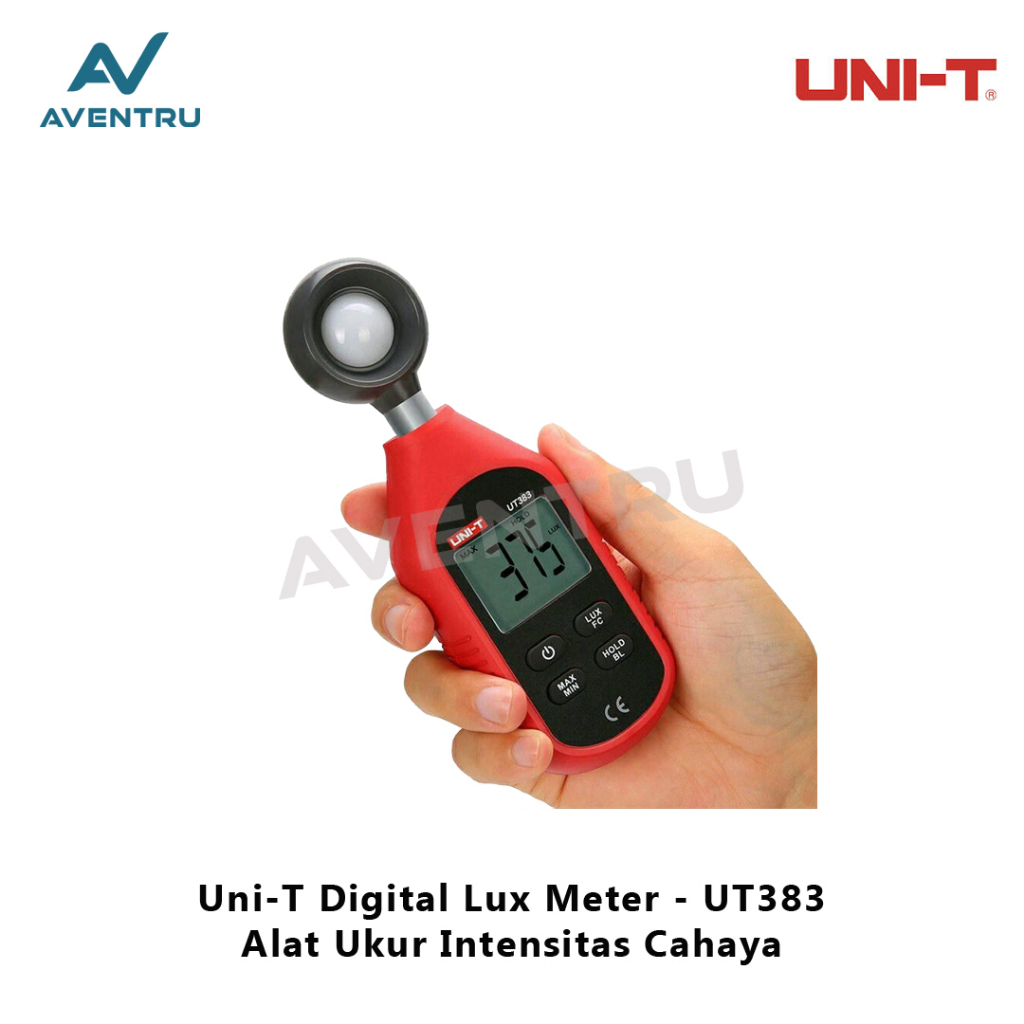 UNI-T UT383 Luxmeter Lux Meter Light Meter Alat Ukur Intensitas Cahaya