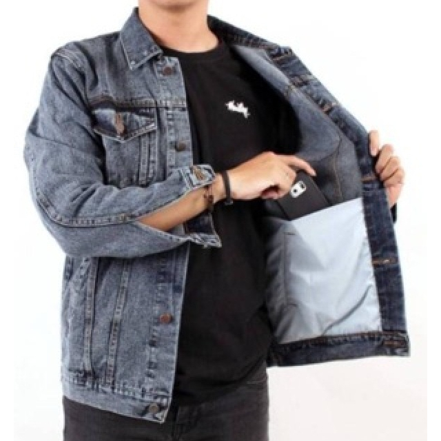 Promo Terbaru Jaket Jeans Pria / Jaket Premium Pria / Jaket Pria Putih / Jaket Oversize Pria / Jaket