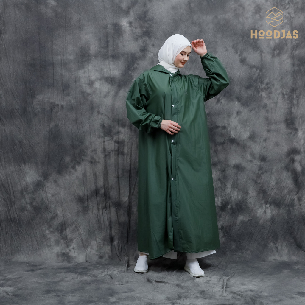 HOODJAS RAINCOAT/JAS HUJAN WANITA SHAR'I/ GAMIS,ANTI REMBES