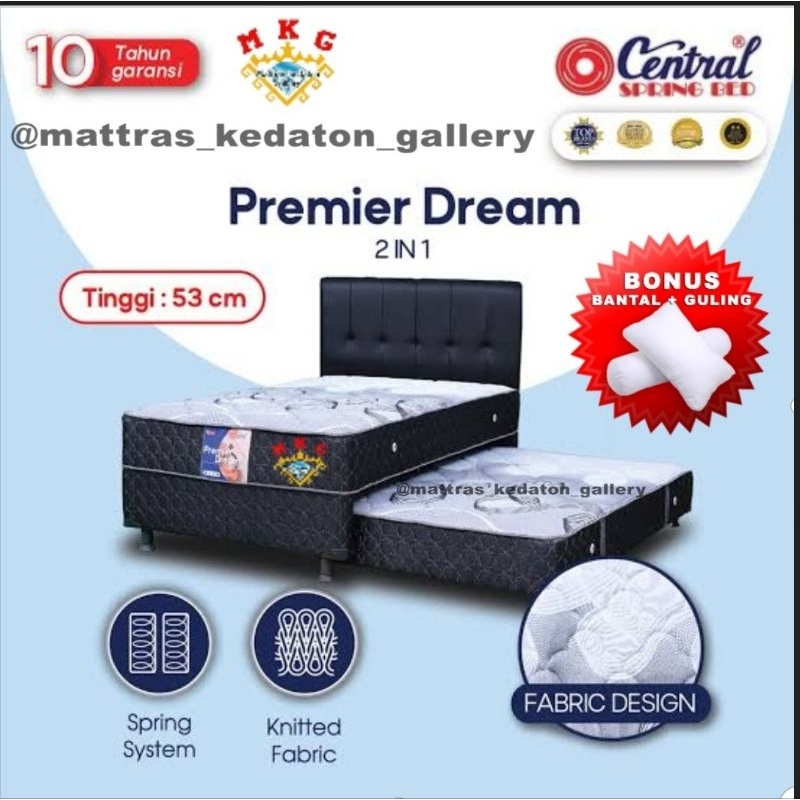 Sorong 2 in 1 premier dream central springbed All size - 2in1 sorong