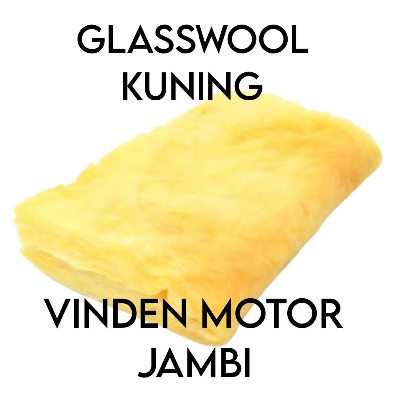GLASSWOOL PEREDAM KNALPOT KUNING