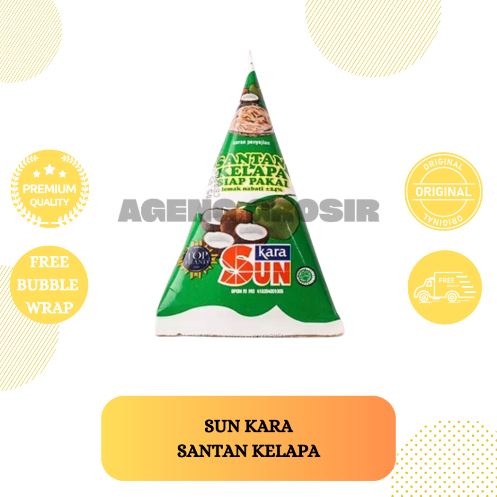 

Sun Kara Santan Kelapa Siap Pakai 65ml