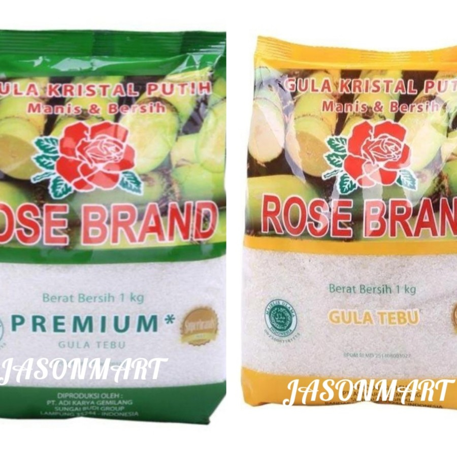 

Gula Pasir tebu Rose brand Premium 100% gula asli