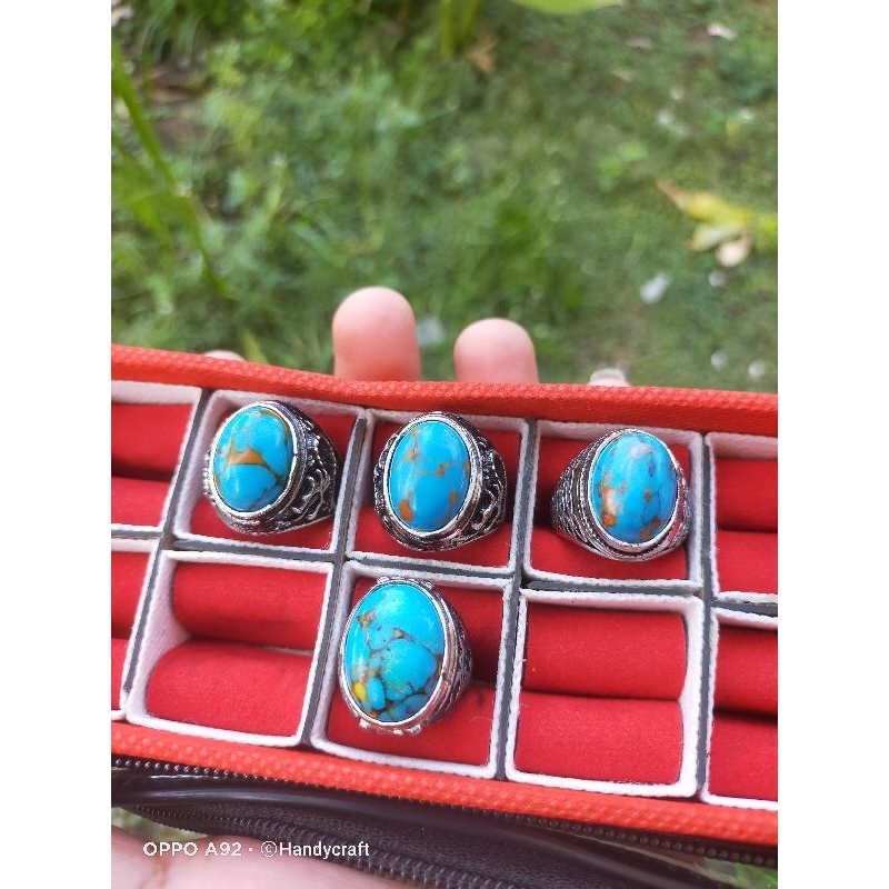 cincin batu akik pirus nevada