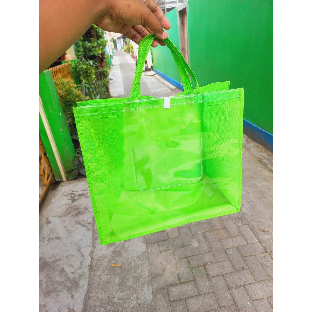 

40x35x20 Tas Spunbond mix Mika include Kantong / Tas Laundry Custom Nama / Keranjang Laundry Custom Nama