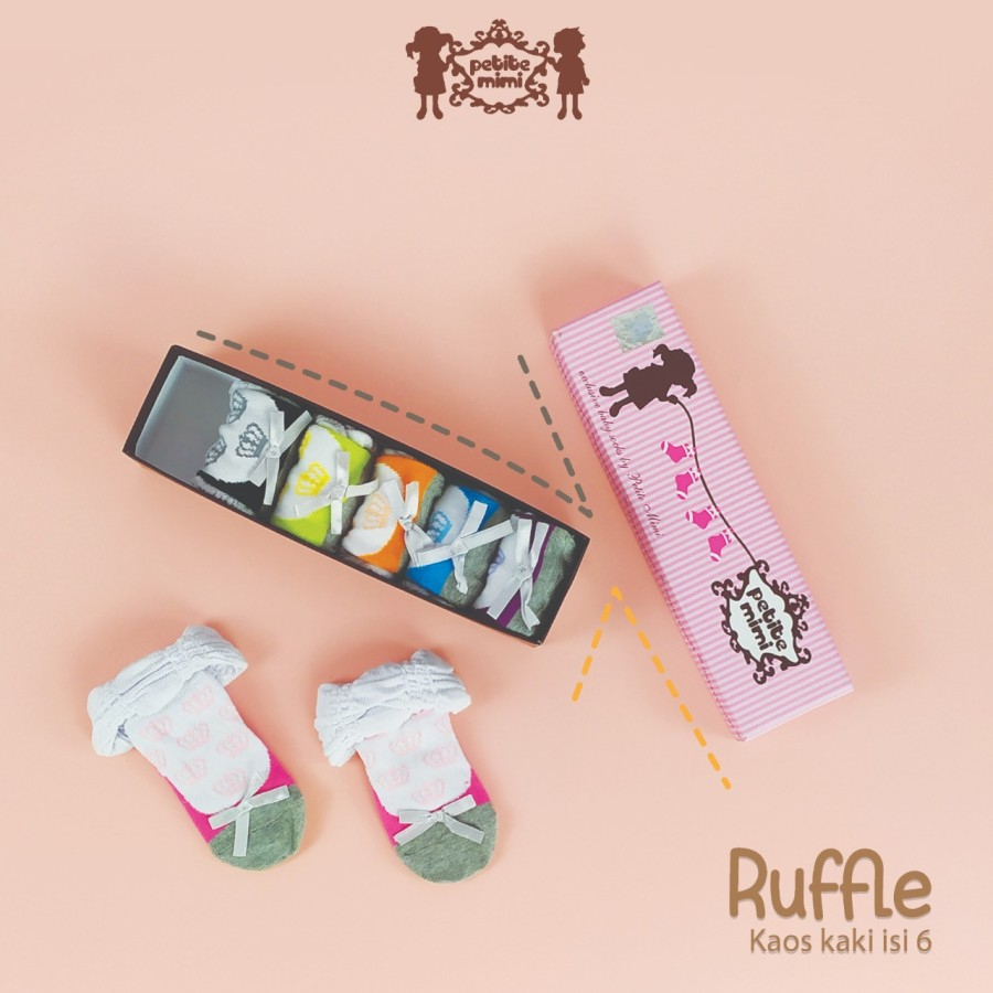 Petite mimi baby socks kaos kaki bayi