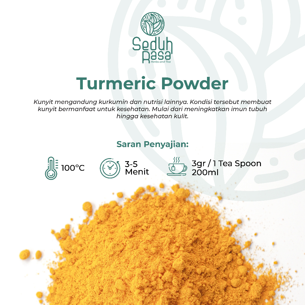 SEDUH Turmeric Powder / Serbuk Kunyit - 50gr