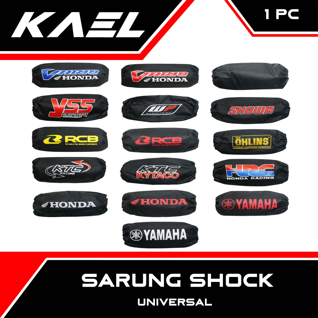 Sarung Cover Shock Depan Vario Honda Polos YSSS WP SHOWA RCB OHLINS KTC Racing KYTACO HRC HONDA Mera
