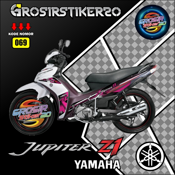 STRIPING YAMAHA JUPITER Z1 / STIKER MOTOR / STIKER VARIASI